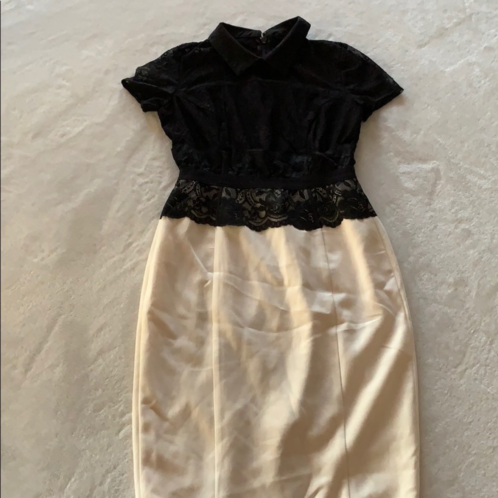 New York and company lace fitted dress